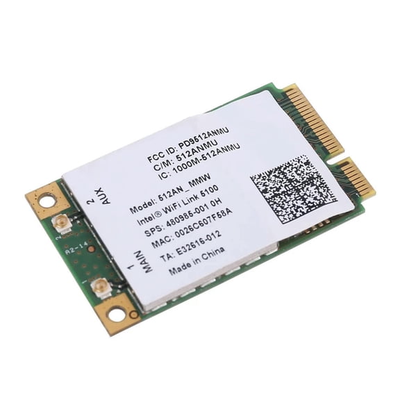 FOR WiFi Link 5100 AGN 300M Card 2.4G + 5G Dual Band Mini PCI-E Interface Web Card for CQ40 CQ45 6520S 6530S 8730W