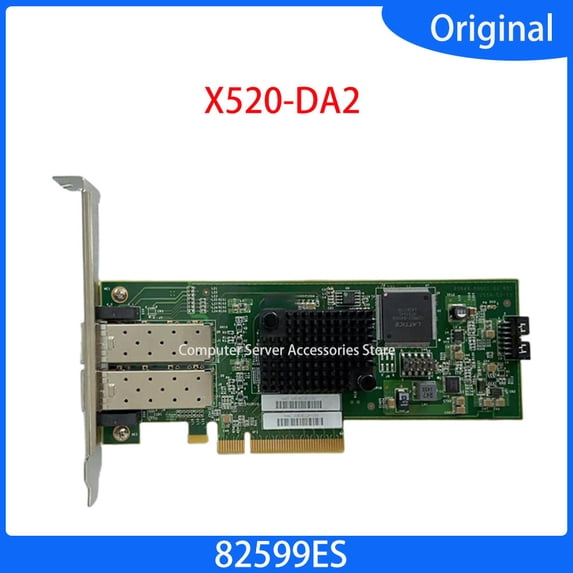 FOR X520-DA2 Dual Port 10 Gigabit Optical PCI-E 82599ES Chip 30F32945 For SR550 SR590 SR650