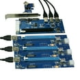 thumbnail image 1 of FOR aad in card PCIe 1 to 4 PCI express 16X slots Card PCI-E 1X to External 4 PCI-e slot Adapter PCIe Port Multiplier Card, 1 of 1