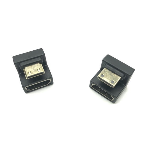 FOR d U-shaped L Converter Mini HD Male to HDMI-compatible 2.1V Female Extension 4K 8K 60Hz Adapter