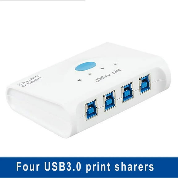 FOR high speed USB3.0 sharing switch type-B 4 port usb3.0 hub printer sharing switch Four in and one out MT-SW341