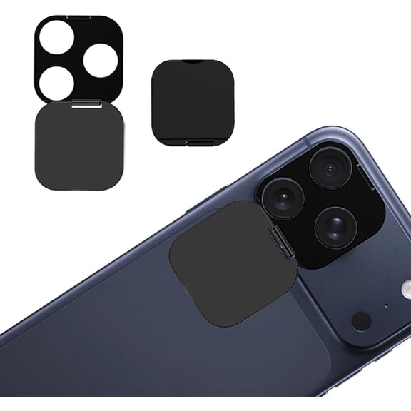 FOR iPhone 17 Pro/Max Camera Privacy Cover - Back Lens Slider Protector, Anti-Spy Security, Black