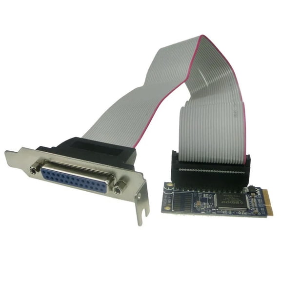 FOR mini PCI-e to IEEE 1284 Parallel Card MINI PCI Express to DB25 Printer LPT Port Adapter for mini ITX Mini pcie converter card