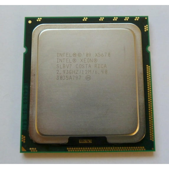 FOR x5670 6x 2.93 GHz 12mb l3 Cache LGA 1366 95w SLBV 7
