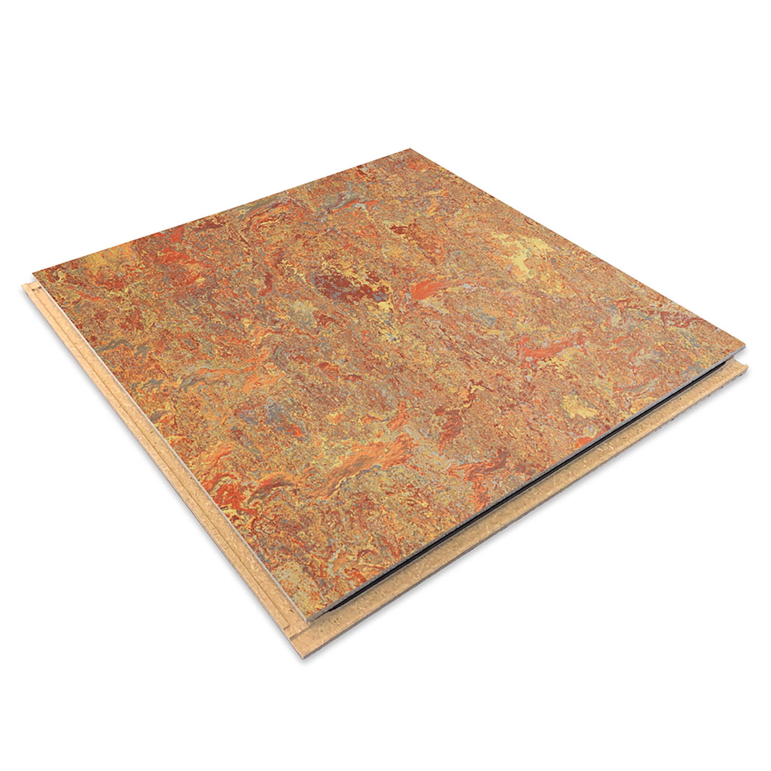 Forbo Flooring Marmoleum Cinch Loc Seal 11.81" x 11.81" Laminate Square in Asian Tiger 6.78 Sq ft