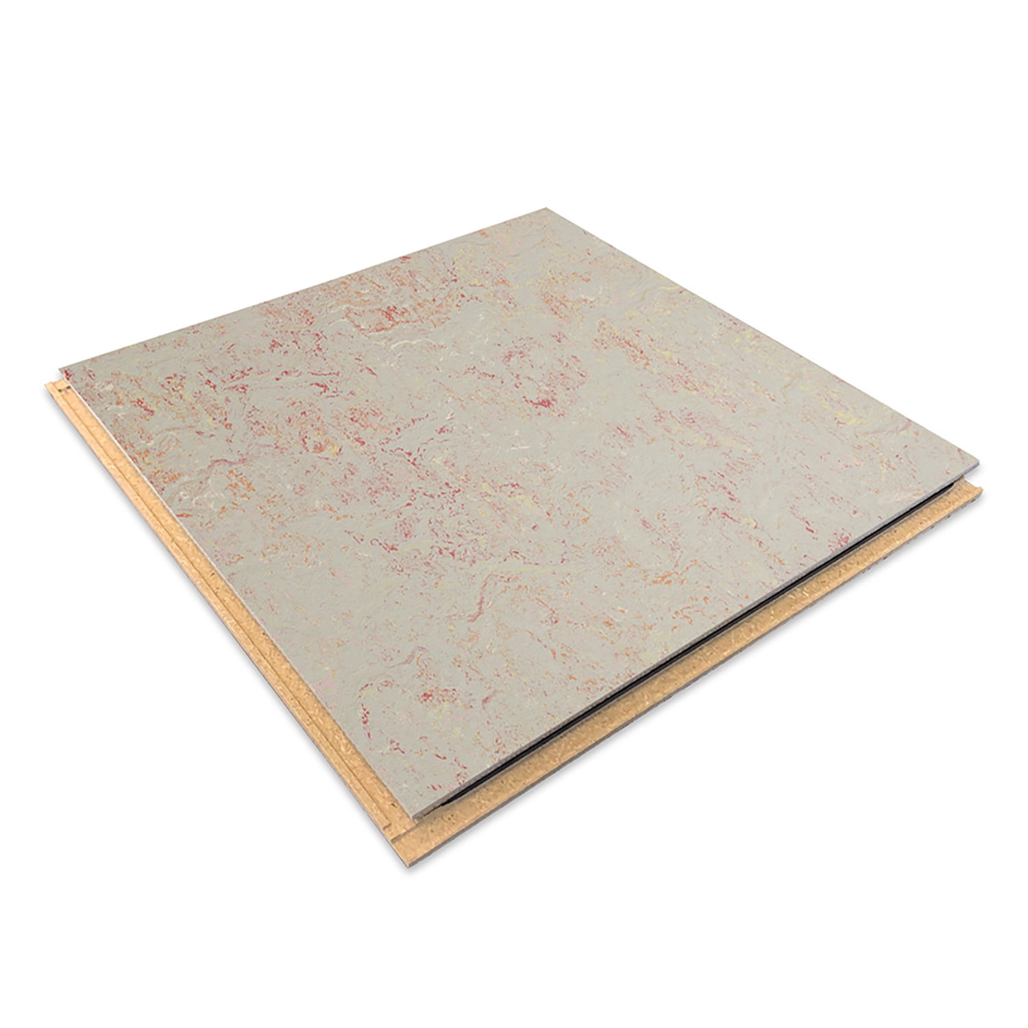 Forbo Flooring Marmoleum Cinch Loc Seal 11.81" x 11.81" Laminate Square in Fruit Punch 6.78 Sq ft