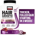 thumbnail image 1 of Force Factor Hair Growth Accelerator Ultimate Skin Renewal with Lustriva, Collagen & Hyaluronic Acid for Thicker, Fuller Hair & Fewer Wrinkles, Tropical Fruit Punch, 60 Soft Chews, 1 of 11