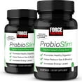 thumbnail image 1 of FORCE FACTOR ProbioSlim, 2-Pack, Probiotic Supplement for Women and Men with Probiotics and Green Tea Extract, Reduce Gas, Bloating, Constipation, Support Digestive Health & Gut Health, 60 Capsules, 1 of 5