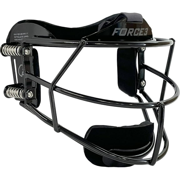 FORCE3 Softball Fielder's Defender Mask with Patented S3 Shock Suspension System