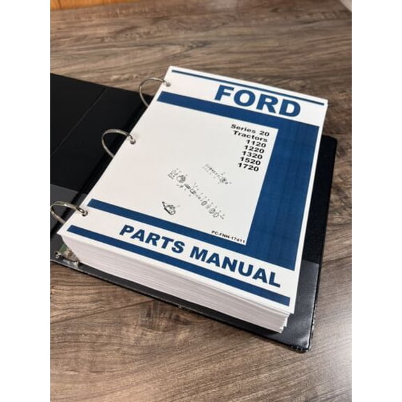 FORD 1120 1220 1320 1520 1720 TRACTOR PARTS MANUAL CATALOG BOOK ASSEMBLY PRINTED