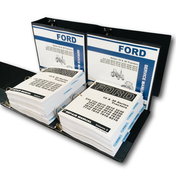 FORD 3230 3430 4130 4630 TRACTOR SERVICE MANUAL REPAIR SHOP SET 2 Volumes PRINT