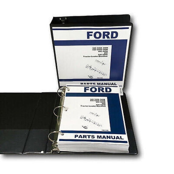 FORD 540 540A 540B 545 LOADER BACKHOE TRACTOR PARTS MANUAL CATALOG BOOK ASSEMBLY