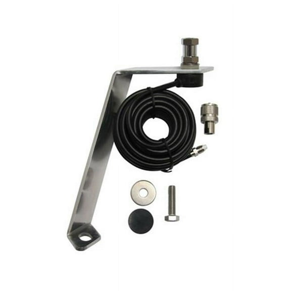 PROCOMM - FORD F150 2015 & UP HOOD/FENDER MOUNT WITH 18 FEET WEATHER RESISTANT COAXIAL CABLE & QUICK ON PL259 CONNECTOR