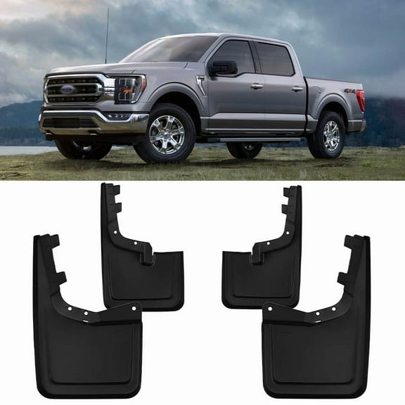 FORD F150 mud flaps FORD F150 Accessories All-Weather Mud Guard Body Kits for FORD F150 2021-2026