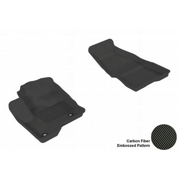 FORD FLEX 2009-2014 KAGU BLACK R1 (2 EYELETS) Floor Mat