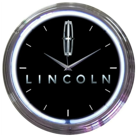 FORD LINCOLN NEON CLOCK 8LNCLN