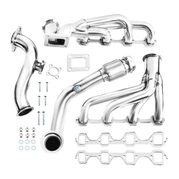 FORD Mustang 1979-1993 5.0L T-304 Stainless Steel Exhaust Manifold Header MT001265 - Performance/Custom, 3.25/3.75" Inlet