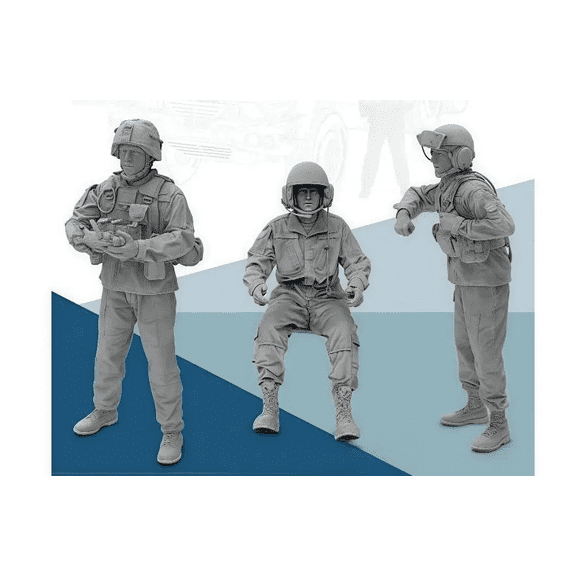 FORE ART 9002 1/35 3D-Printed CREW OF M142 HIMARS ROCKET LAUNCHER3 Figures