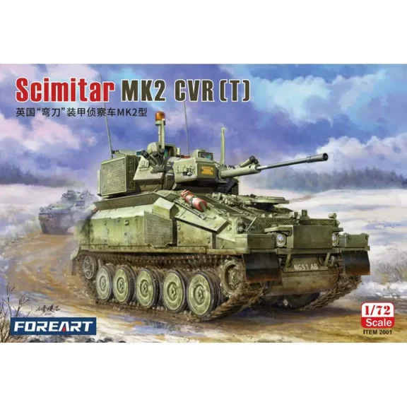 FOREART 2001 1/72 Scimitar MK2 CVR(T) - Assemble Scale Model Kit