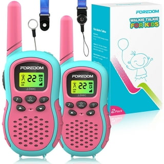 2Pcs Children Toy Walkie Talkie Portable Radio Electronic Intercom Kids  Interphone Juguete Mini Woki Toki Handle Two Way Radio