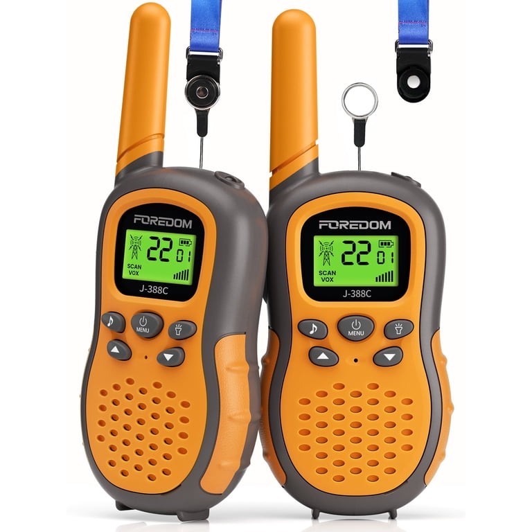FOREDOM, Kids Walkie Talkies, Long Range, 3-Mile, 22 Channels