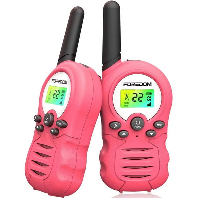 FOREDOM T388A Kids Walkie Talkies with 22 Channels, 3 Miles Long Range
