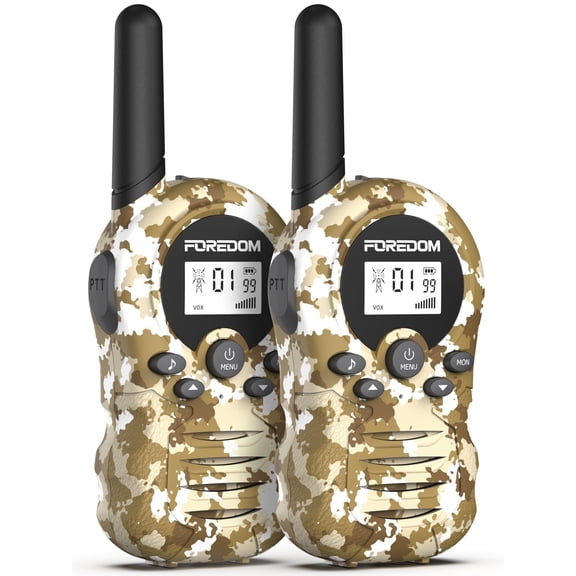 FOREDOM T388A Walkie Talkies for Kids, Kids 2-Way Radio Long Range for Boys & Girls, 2 Pack