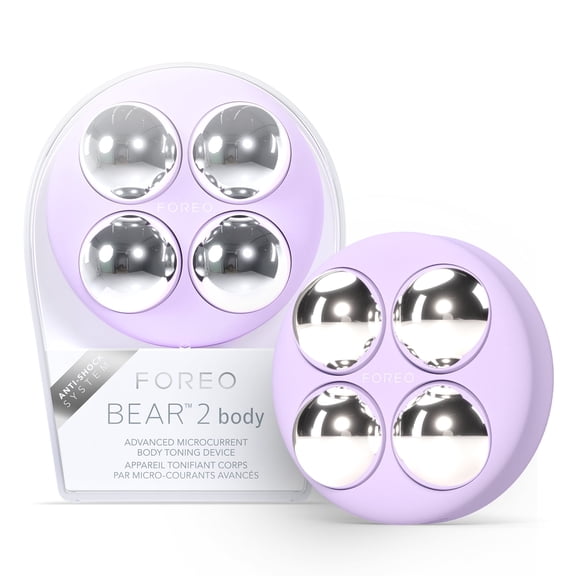 FOREO BEAR™ 2 Body Microcurrent Massager, 10 Intensities, Anti-Cellulite, Body Sculpting, Lavender