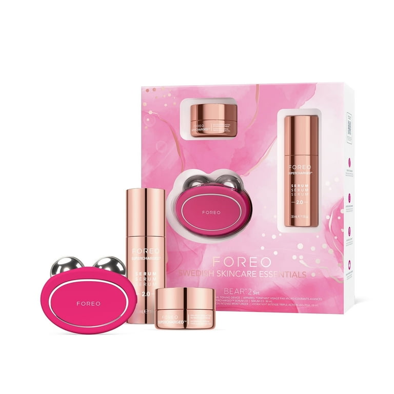 FOREO BEAR 2 Set, Microcurrent Face Sculpting Kit, Anti-Aging