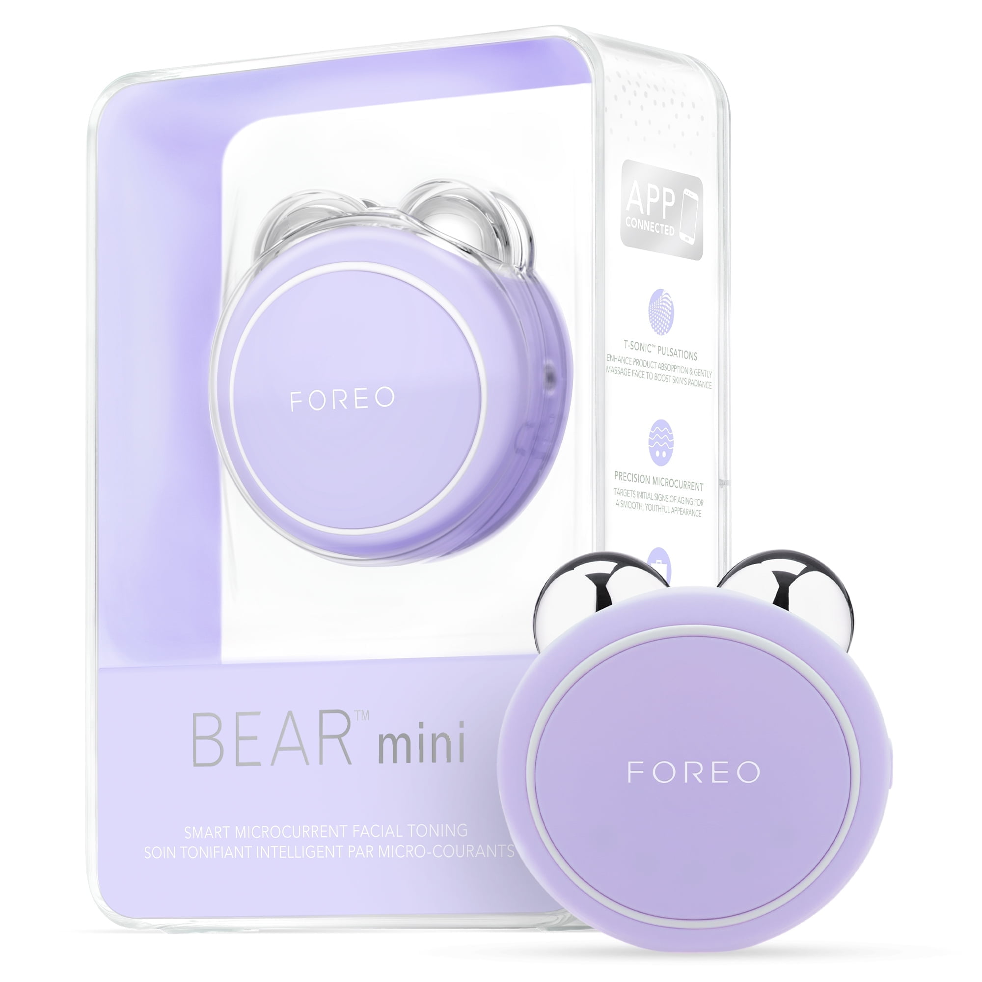 FOREO BEAR Mini Facial Toning Device - Pearl Pink - Walmart.com