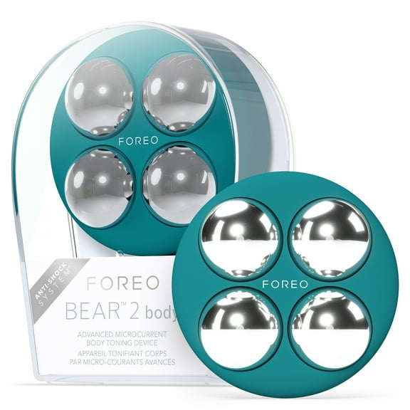 FOREO Bear 2 Body Microcurrent Massager – Body Sculpting & Cellulite Treatment Device - Evergreen