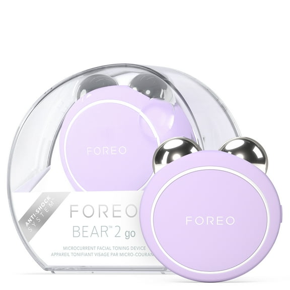 FOREO Bear 2 Go Microcurrent Facial Device – Travel-Friendly Face Toner - Lavander