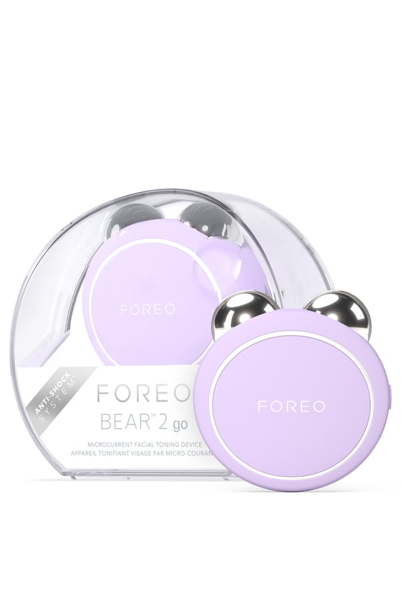 Bear 2 Go Microcurrent Facial Device – Travel-Friendly Face Toner - Lavander