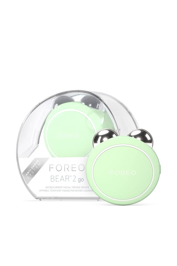 BEAR 2 Go Microcurrent Facial Device – Compact Skincare Tool for Toning & Lifting – Pistachio