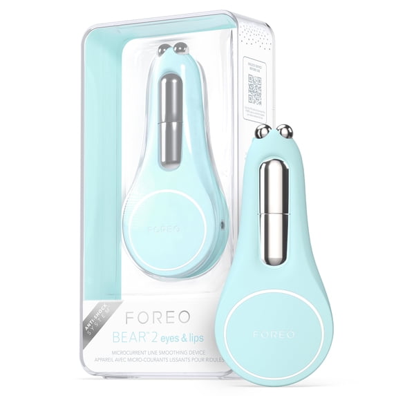 FOREO Bear 2 Eyes & Lips Microcurrent Skin Toning Device - Artic Blue