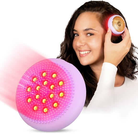 FOREO LUNA 4 Hair 2-in-1 Silicone Scalp Cleansing and Hair Repair Device, Electric Scalp Cleanser, Lavender
