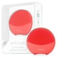 thumbnail image 1 of FOREO LUNA 4 Mini – Pearl Pink Silicone Facial Cleansing Brush with T-Sonic Pulsations - Coral, 1 of 7