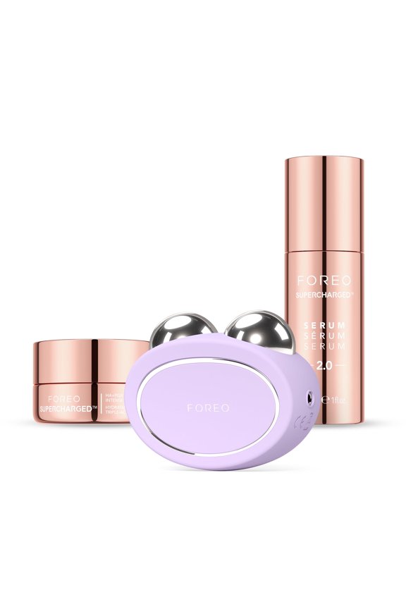 BEAR 2 Bundle - Microcurrent Facial Device with Supercharged Serum 2.0 and HA+PGA Moisturizer