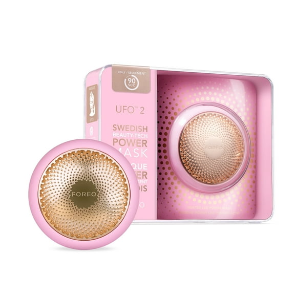 FOREO UFO 2 Supercharged 2-minute Full Facial Skincare Device for all skin types - Pearl Pink