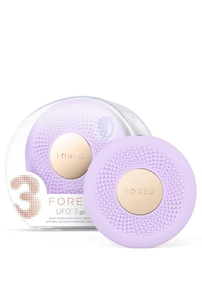 UFO 3 Go – Silicone LED Facial Treatment & Cleansing Brush Device - Lavander