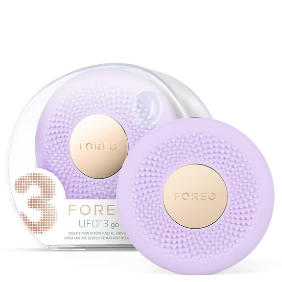 FOREO UFO 3 Go – Silicone LED Facial Treatment & Cleansing Brush Device - Lavander
