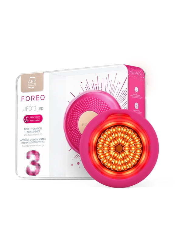 UFO 3 LED Silicone Facial Treatment Device with T-Sonic & Mask Care Features