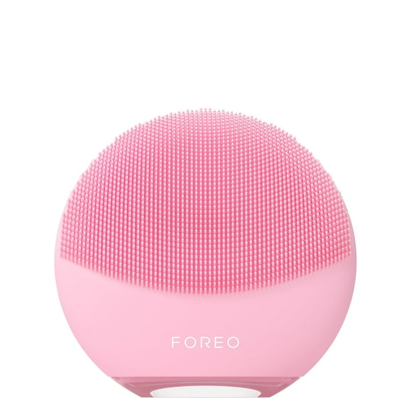 FOREO LUNA 4 Mini Silicone Facial Cleansing Brush with T‑Sonic Pulsations, Pearl Pink