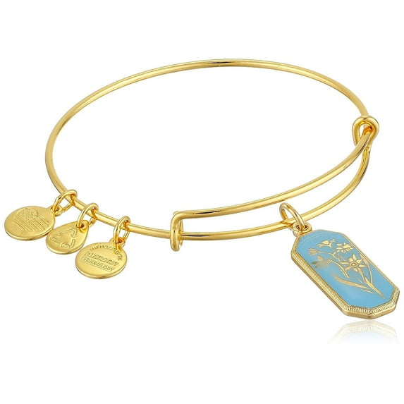 FOREST NYMPH JONQUIL Charm Bangle Yellow Gold New WithTag Card & Box