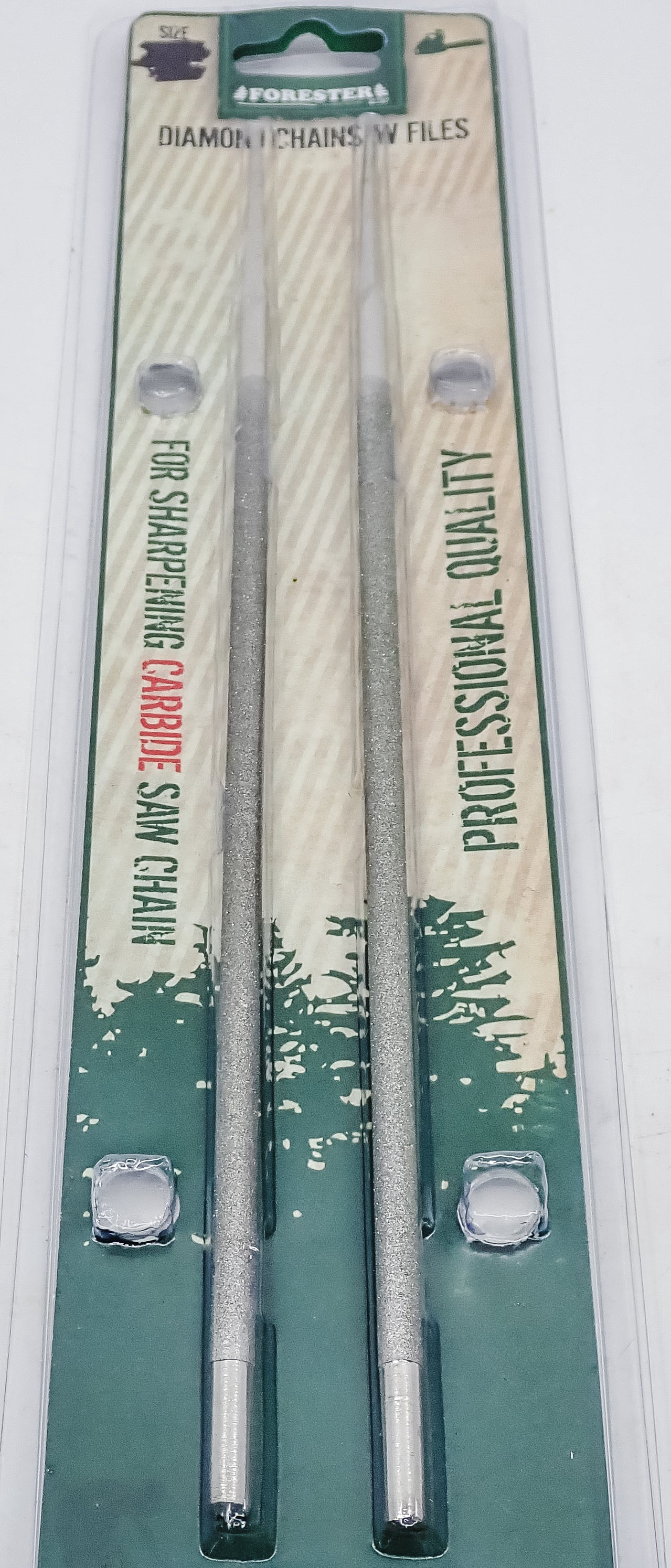 FORESTER 7/32 CARBIDE CHAINSAW DIAMOND SHARPENING FILE 2 PACK - Walmart.com