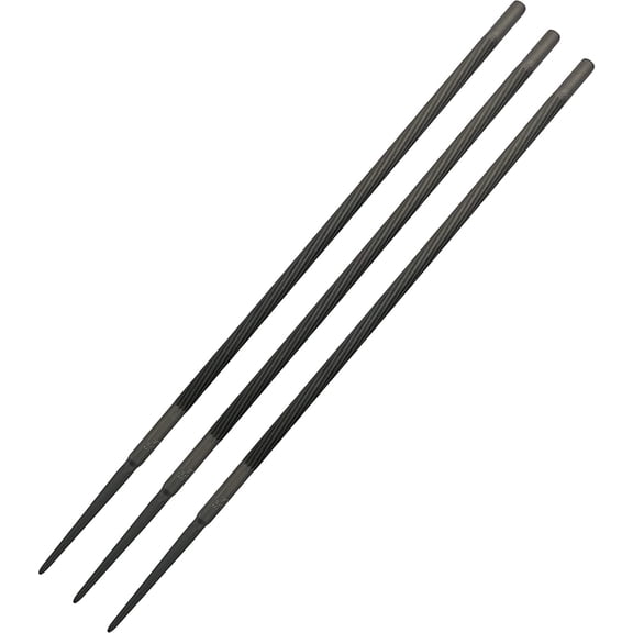 FORESTER 8in Round Chainsaw Files (3 Pack) - Round 8in Chainsaw Blade Sharpener - Chain Saw Sharpener Tool 3/16" Chainsaw File, 7/32" Chainsaw File, 5/32" for Chainsaw File Chainsaw Sharpening Kit