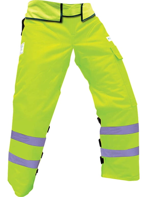 ANSI/ISEA 107-2010 Class E Safety Green Wrap Around Chaps