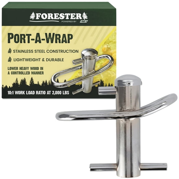 FORESTER Port-A-Wrap | Large Stainless Steel Portawrap for Tree Work | 7,000lb Breaking Strength, MAX Rope Size 3/4" 19mm, 10:1 Work Load Ratio at 2000lbs | Arborist Tree Rigging Equipment