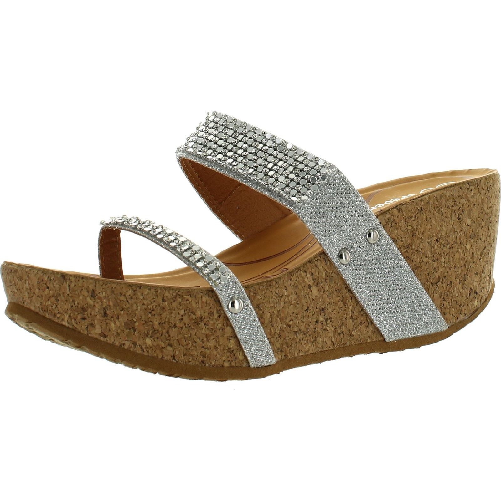 Fraya leather shop wedge pump