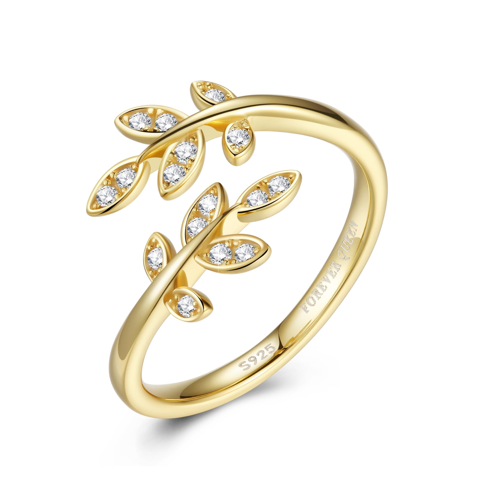 Gold adjustable on sale thumb ring